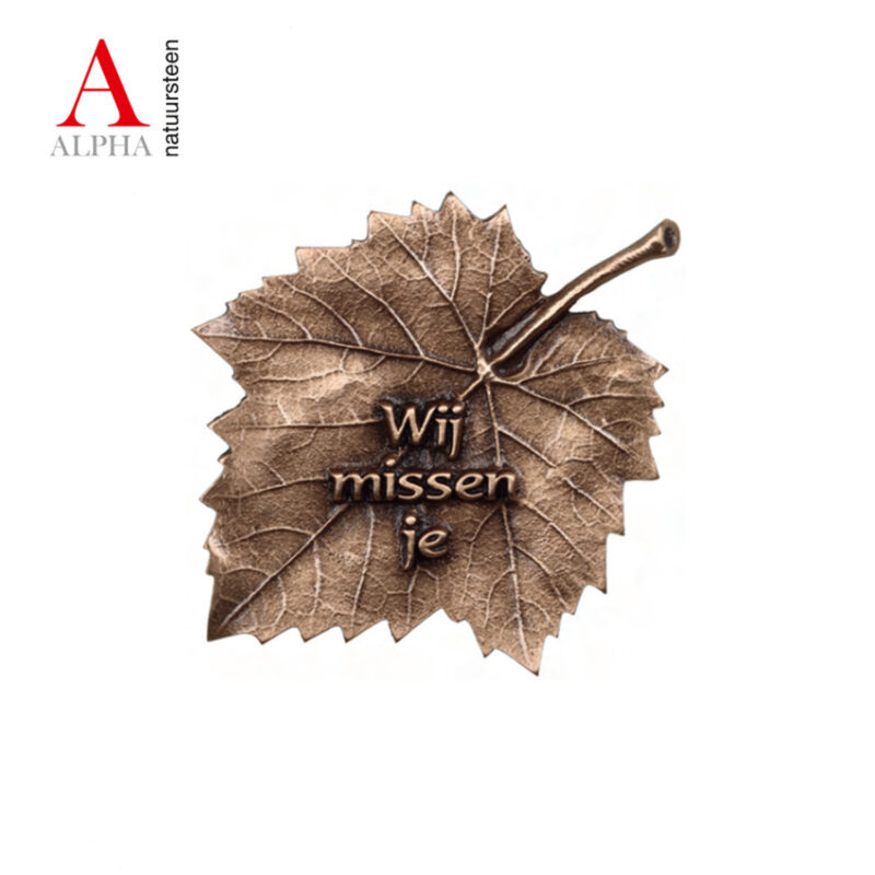 Blad met tekst 6539 H