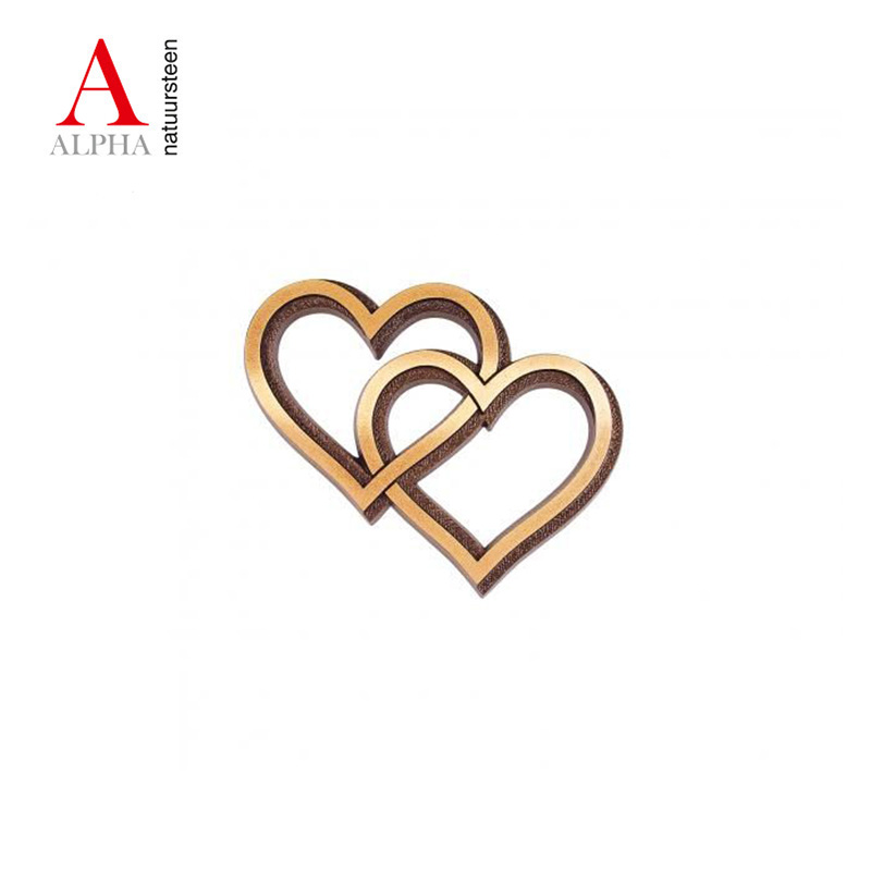 Dubbel hart bij lettertype "Kontur" 20408