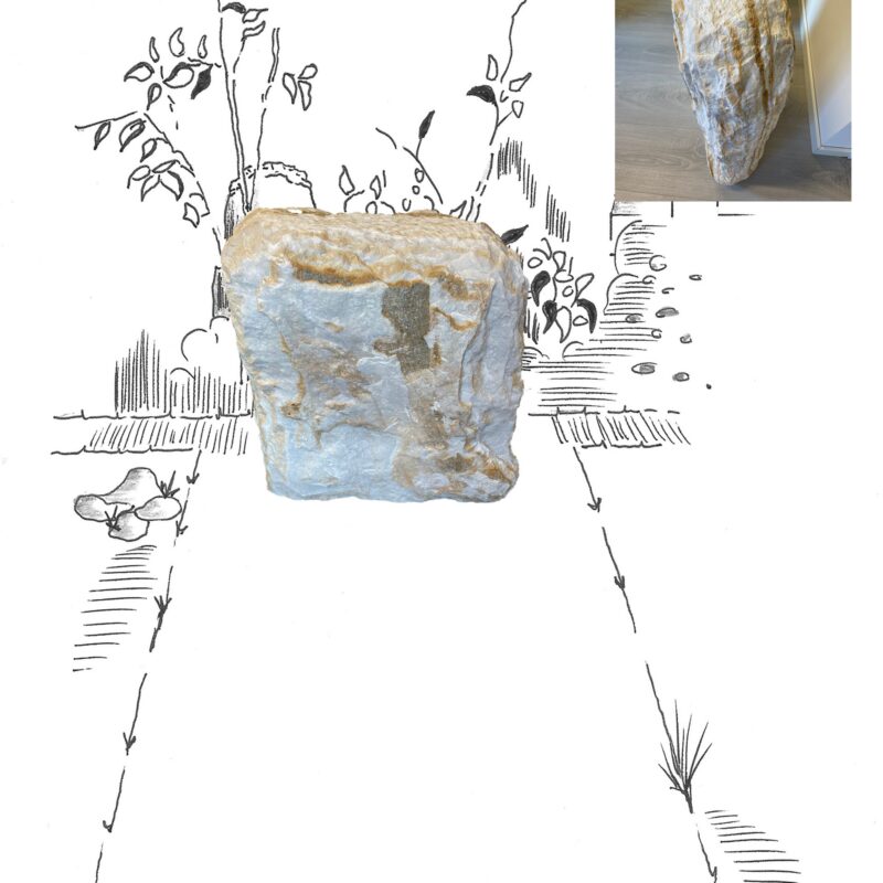 Riviera Beige ruwe steen