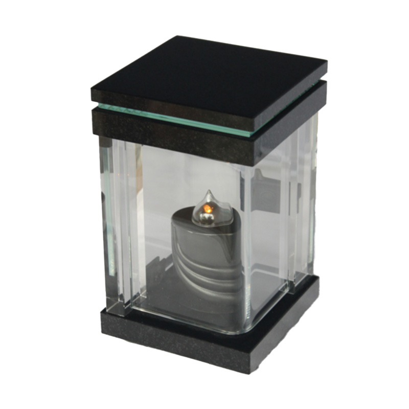 Lantaarn graniet 33 glazen pilaren