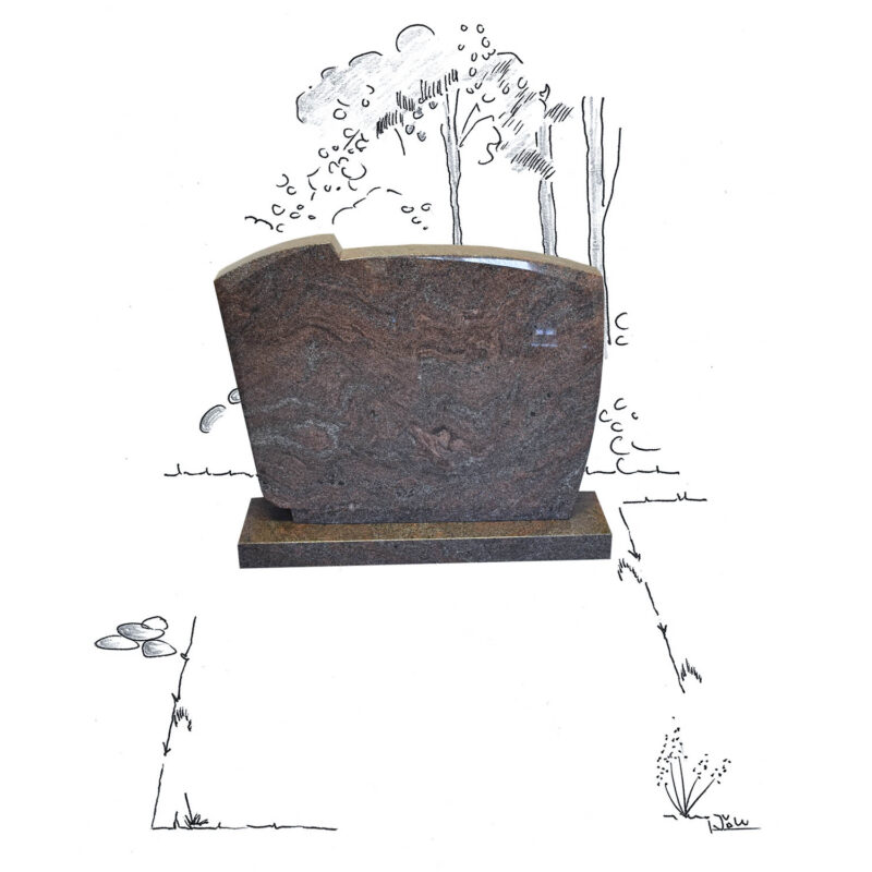 Paradiso staande steen