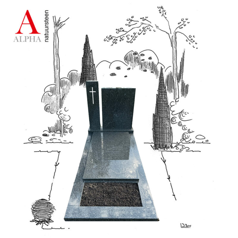 Zuid-Afrikaans Impala monument met letterplaat en zuil